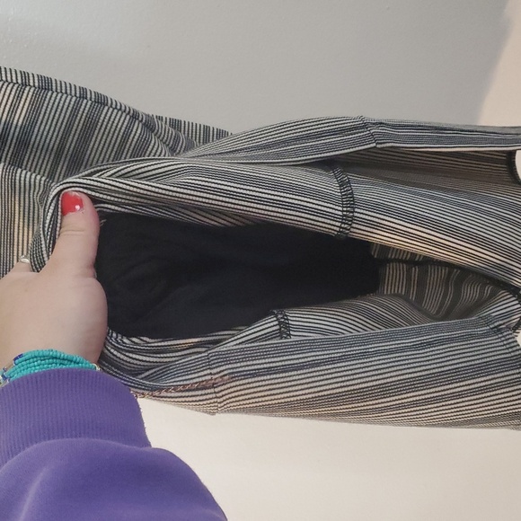 NWT Marine Layer Lexi Rib Daytime Midi Dress Size Small Black White Stripe - Picture 8 of 14